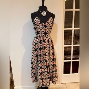 Floral Embroidered Dress